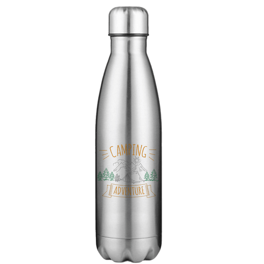 Camping Adventure 17oz Stainless Water Bottle
