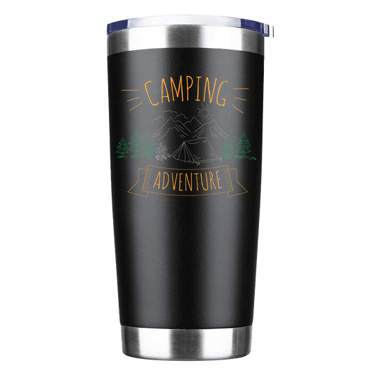 Camping Adventure 20oz Insulated Vacuum Sealed Tumbler