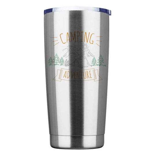 Camping Adventure 20oz Insulated Vacuum Sealed Tumbler