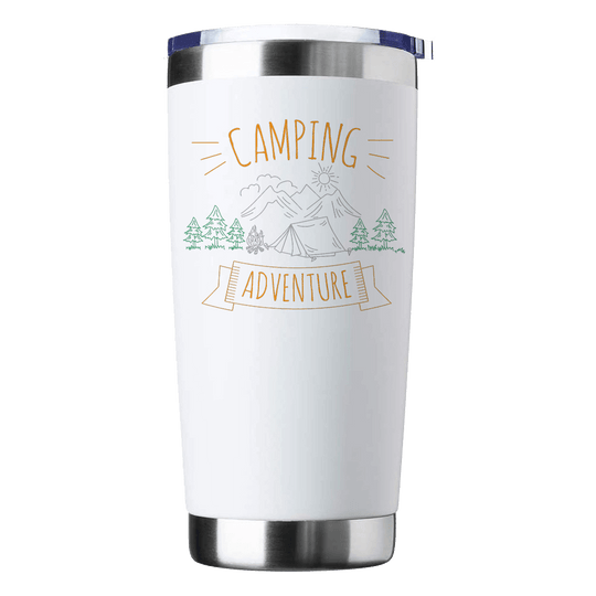 Camping Adventure 20oz Insulated Vacuum Sealed Tumbler