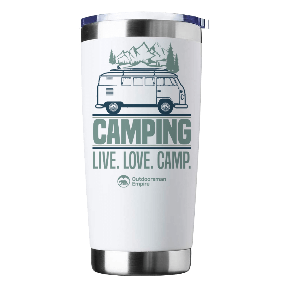 Camping Live Love Camp 20oz Insulated Vacuum Sealed Tumbler