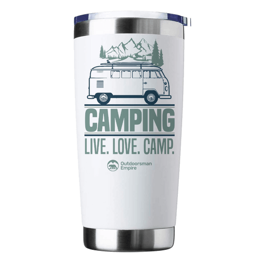 Camping Live Love Camp 20oz Insulated Vacuum Sealed Tumbler