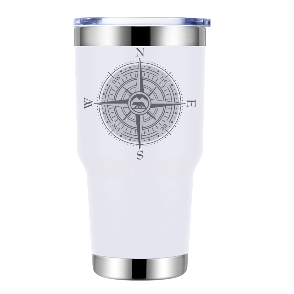 Compass Camping 30oz Insulated Vacuum Sealed Tumbler