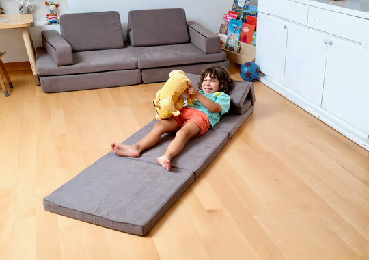 Transformable Kids Play Mat and Couch - Multipurpose Baby Play Mat and