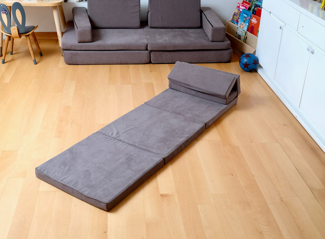 Transformable Kids Play Mat and Couch - Multipurpose Baby Play Mat and