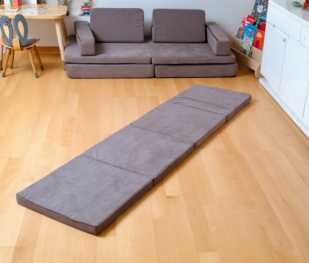 Transformable Kids Play Mat and Couch - Multipurpose Baby Play Mat and