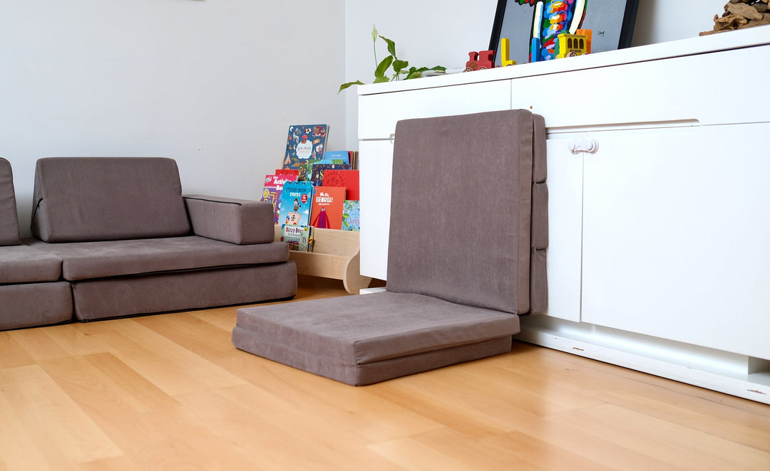 Transformable Kids Play Mat and Couch - Multipurpose Baby Play Mat and