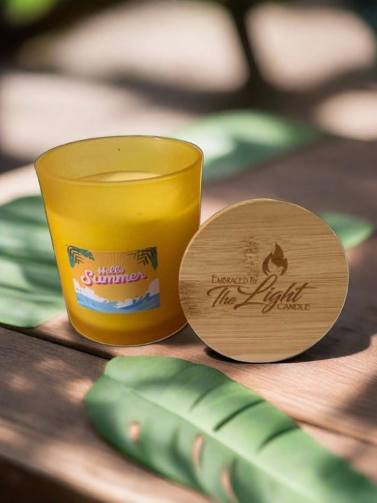 14oz Hello Summer Fragrance Soy Blend Wax Candles