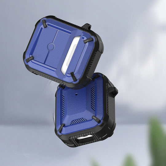 Wireless Earphones Shockproof Diamond Square Pattern Silicone