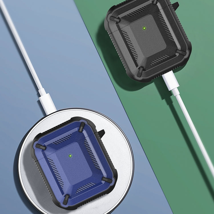 Wireless Earphones Shockproof Diamond Square Pattern Silicone