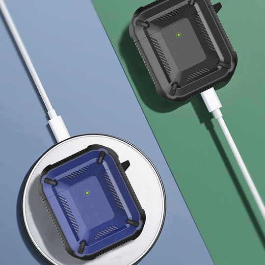 Wireless Earphones Shockproof Diamond Square Pattern Silicone