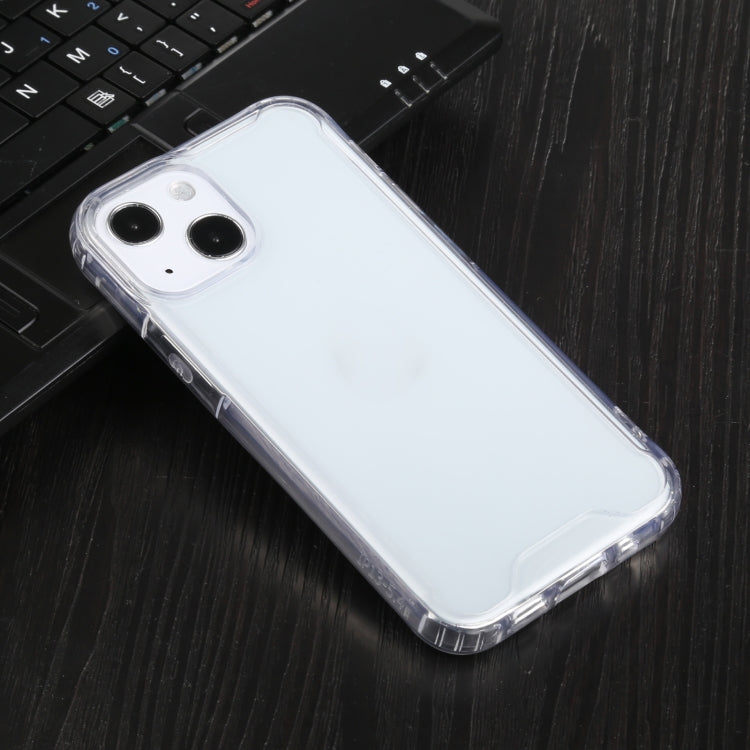For iPhone 13 Four-corner Shockproof Transparent TPU + PC Protective