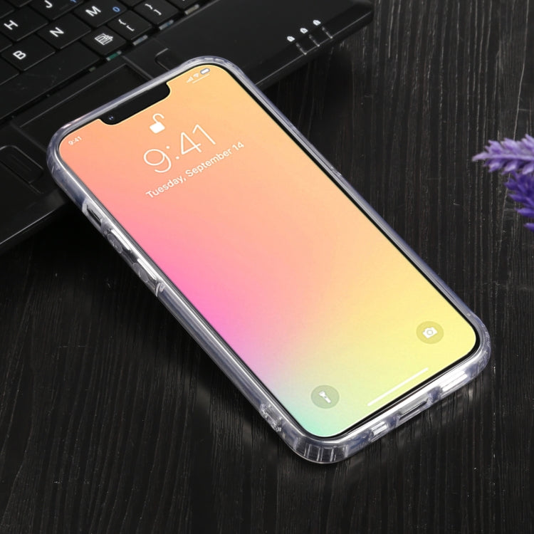 For iPhone 13 Four-corner Shockproof Transparent TPU + PC Protective
