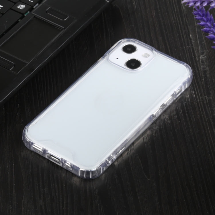 For iPhone 13 Four-corner Shockproof Transparent TPU + PC Protective