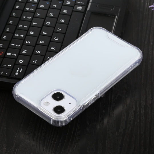 For iPhone 13 Four-corner Shockproof Transparent TPU + PC Protective