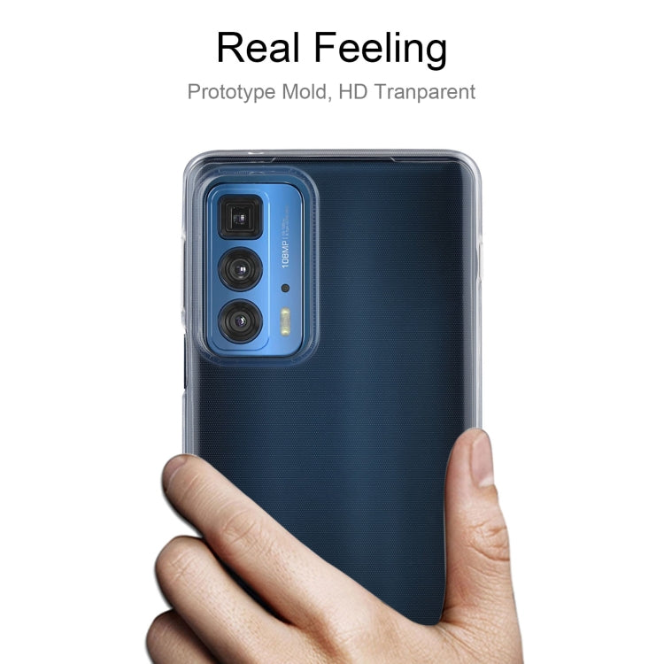 For Motorola Edge 20 Pro 0.75mm Ultra-thin Transparent TPU Soft