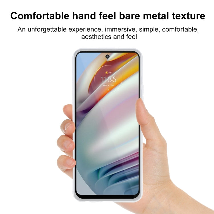TPU Phone Case For Motorola Moto G40 Fusion(Frosted White)
