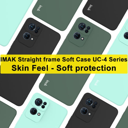 For OPPO Reno7 Pro 5G imak UC-4 Series Straight Edge TPU Soft