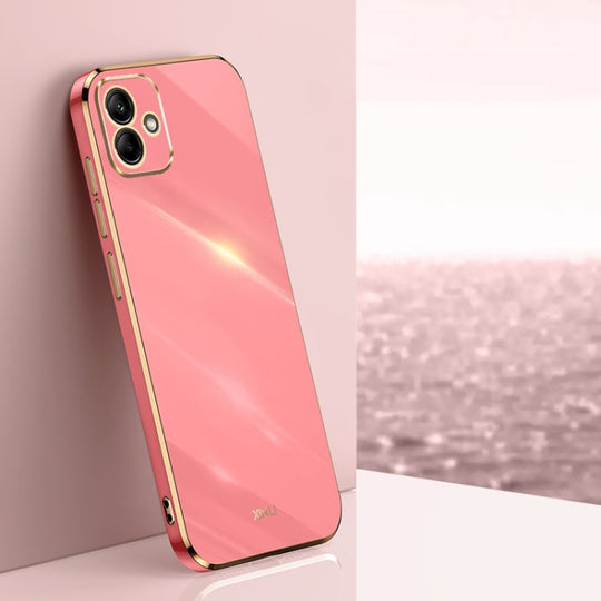 For Samsung Galaxy A05 XINLI Straight Edge 6D Electroplate TPU Phone