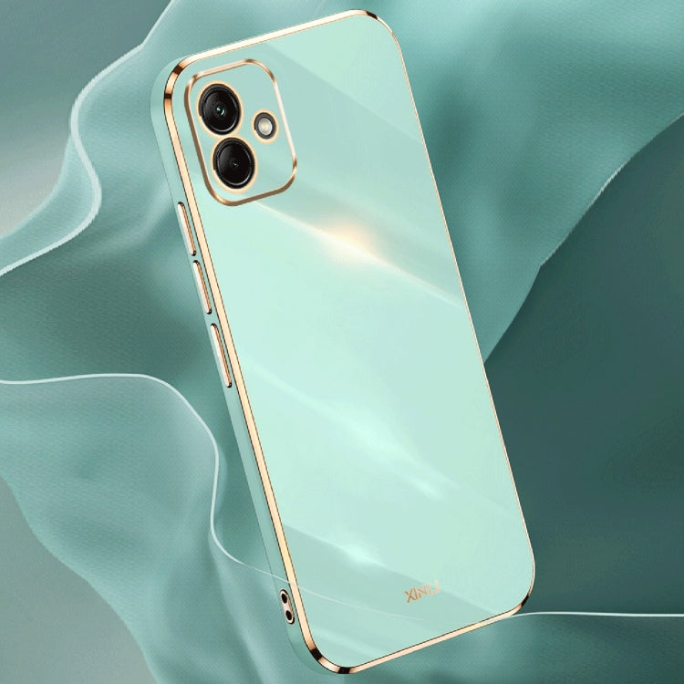 For Samsung Galaxy A05 XINLI Straight Edge 6D Electroplate TPU Phone