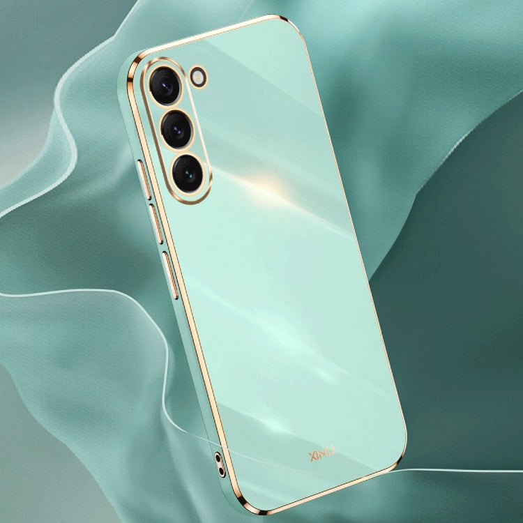 For Samsung Galaxy S24+ 5G XINLI Straight Edge 6D Electroplate TPU