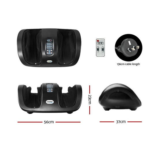 Livemor Foot Massager Shiatsu Massagers Electric Roller Kneading Calf
