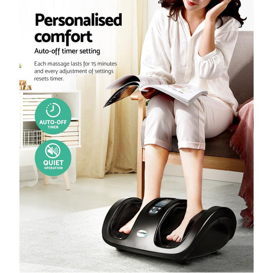 Livemor Foot Massager Shiatsu Massagers Electric Roller Kneading Calf