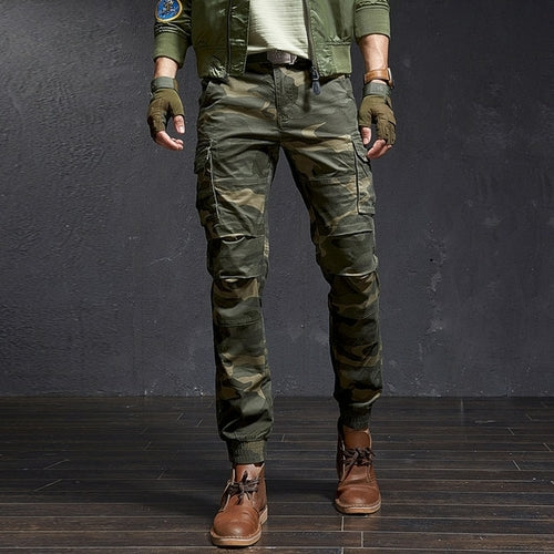 Fashion High Quality Slim Military Camouflage Casual Tactical Cargo