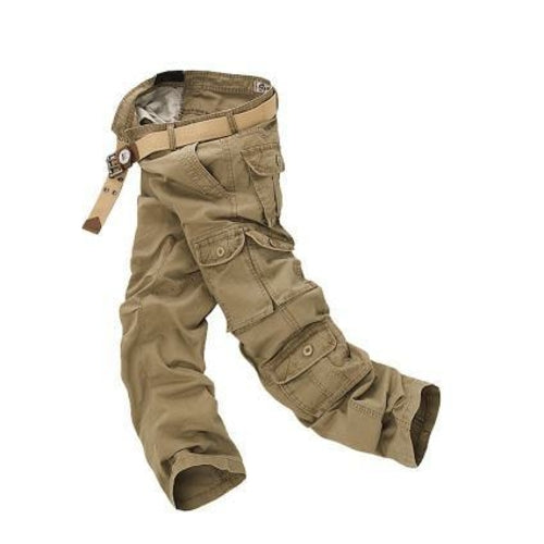 Fashion Military Cargo Pants Men Loose Baggy Tactical Trousers