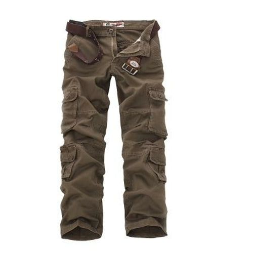 Fashion Military Cargo Pants Men Loose Baggy Tactical Trousers