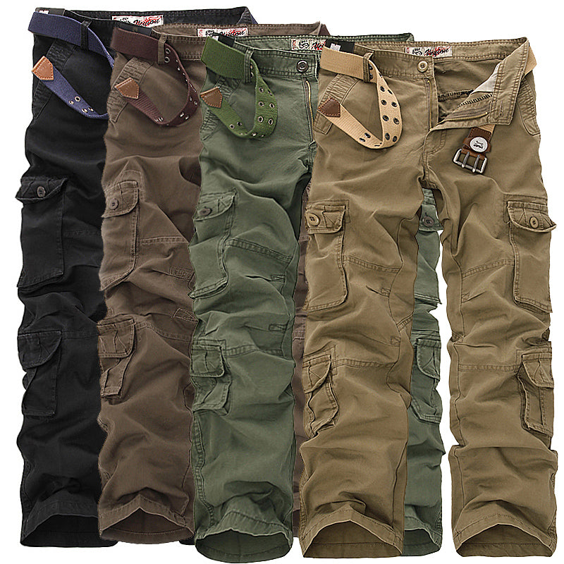 Fashion Military Cargo Pants Men Loose Baggy Tactical Trousers