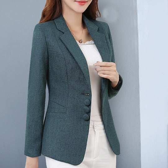 Fashion Women Blazers Jackets Work Office Lady Suit 2022 Slim Single