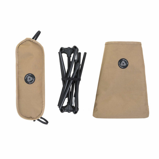 Low Back Ultralight Folding Camping Chairs With Storage Pouch - Army