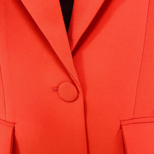 HIGH QUALITY New Fashion 2024 Designer Blazer Suit Set Women's Single