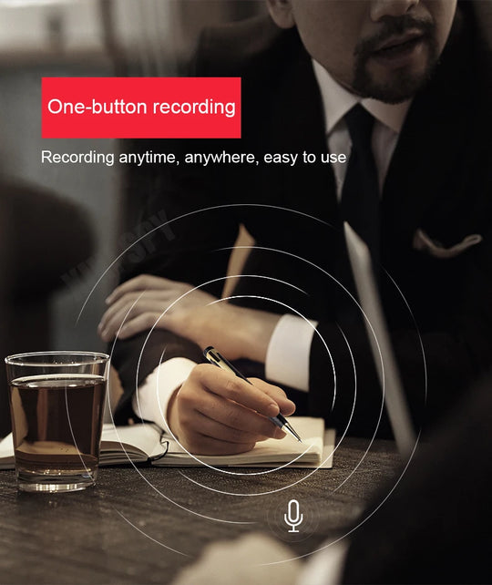 Digital Voice Recorder Pen Portable USB MP3 Playback Mini Voice Recording for Lectures Meetings Classes 8G 16G 32G