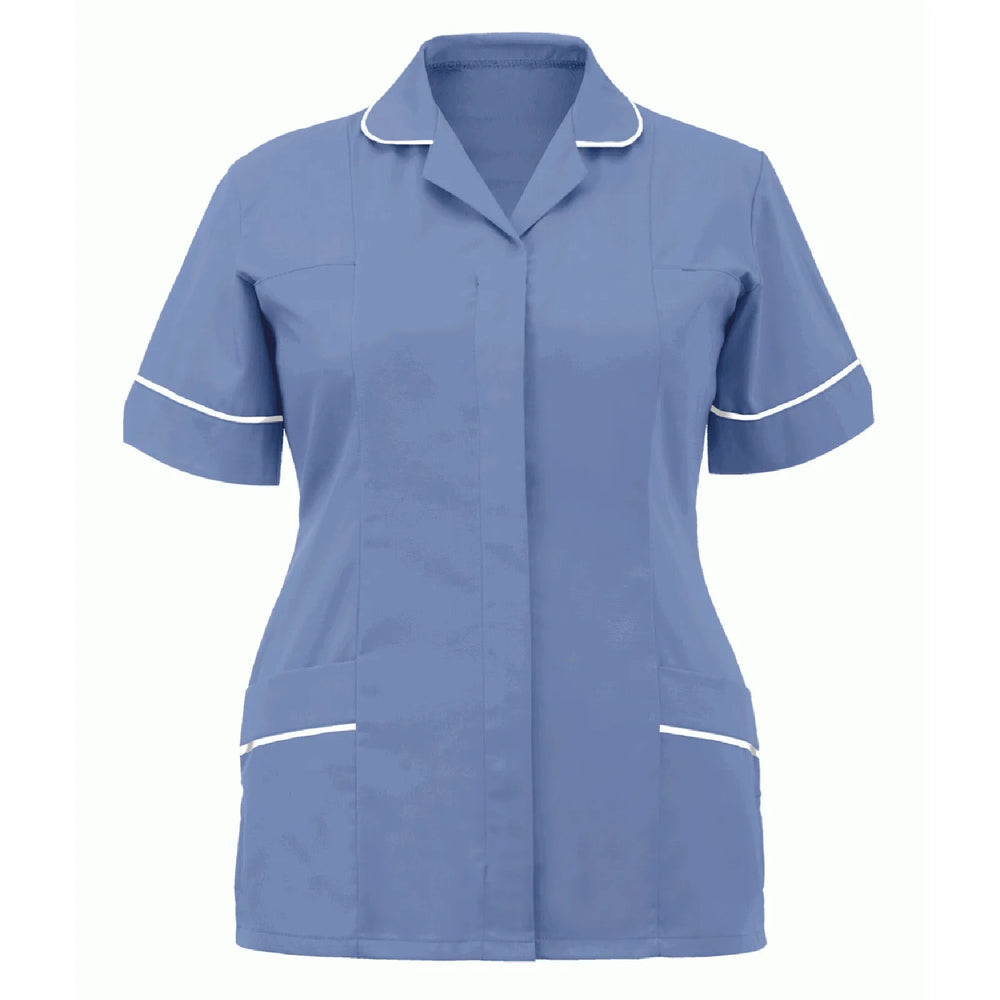Women Nurses Tunic Uniform Clinic Carer Lapel Protective Clothing Tops