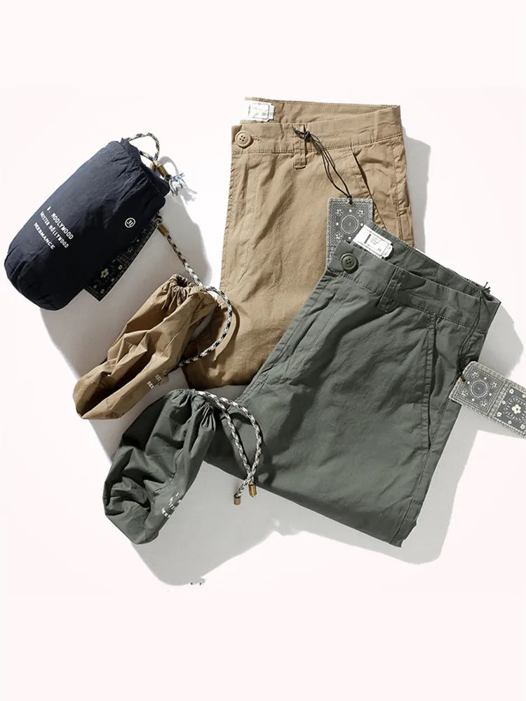 2021 Summer New Japanese Style Men's Thin Quick-drying Stretch Casual