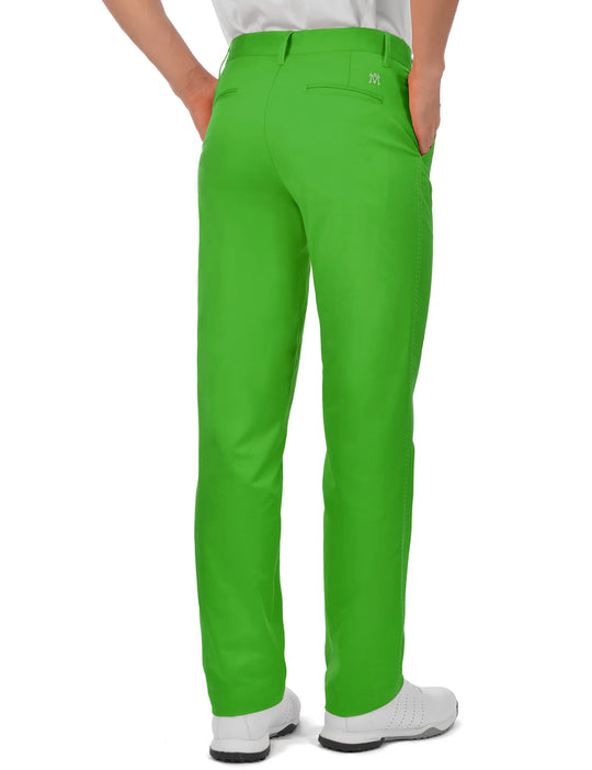 Men's Golf Pants Lesmart Dry Fit Breathable Chino Trousers Elastic