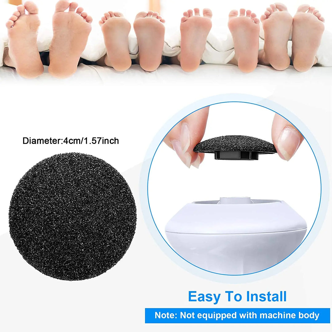 40 Pieces Regular Coarse Replacement for Portable Electric Foot