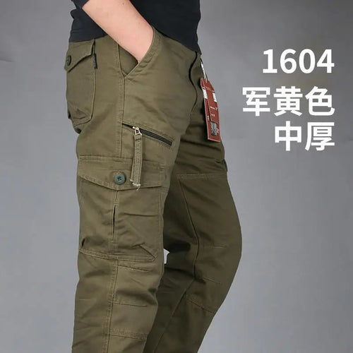 Men's Tactical Trousers Large Size Loose Casual Pants Running Overalls