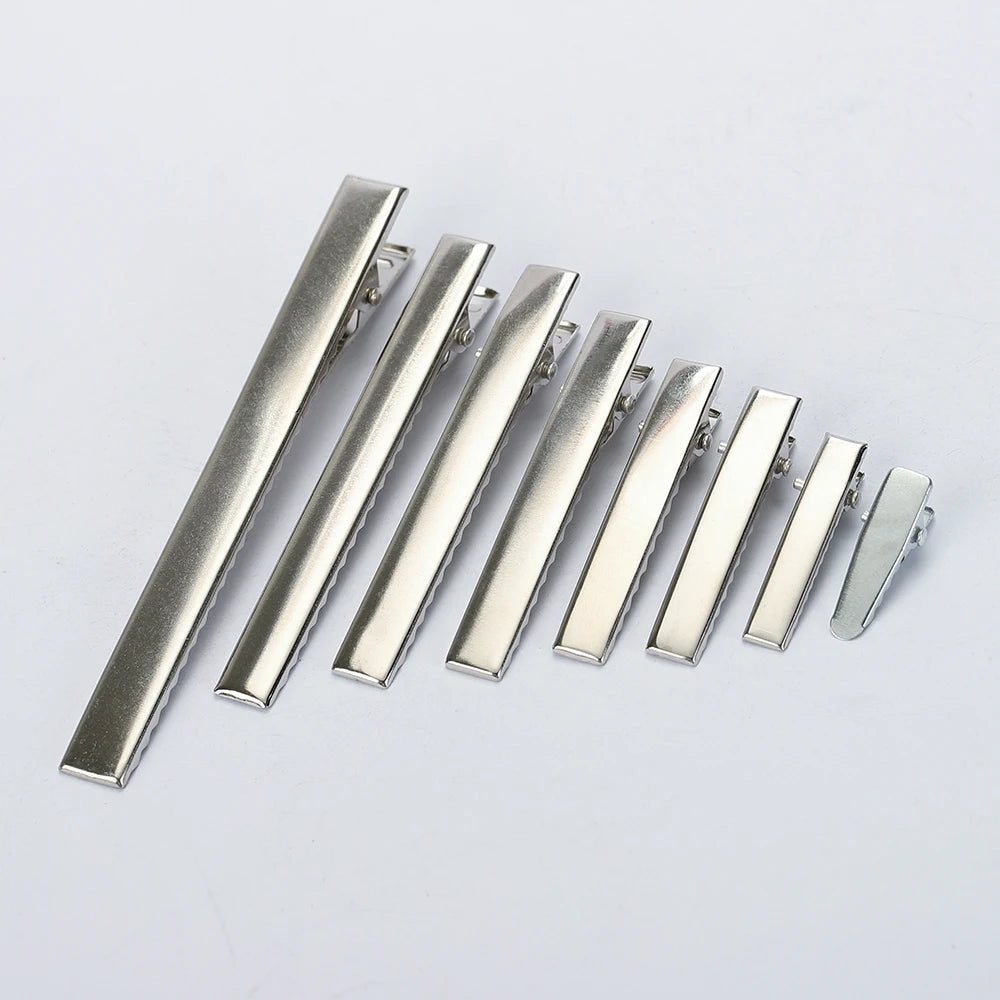 50Pcs High Quality Metal Hair Alligator Clips Accessories for DIY