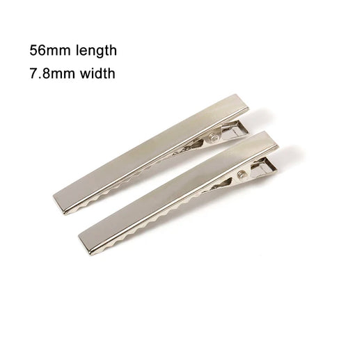 50Pcs High Quality Metal Hair Alligator Clips Accessories for DIY
