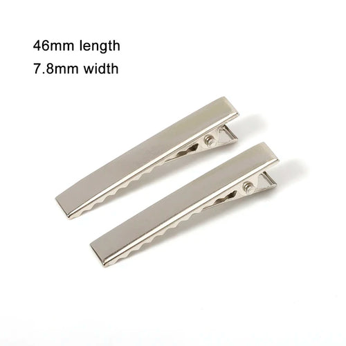 50Pcs High Quality Metal Hair Alligator Clips Accessories for DIY