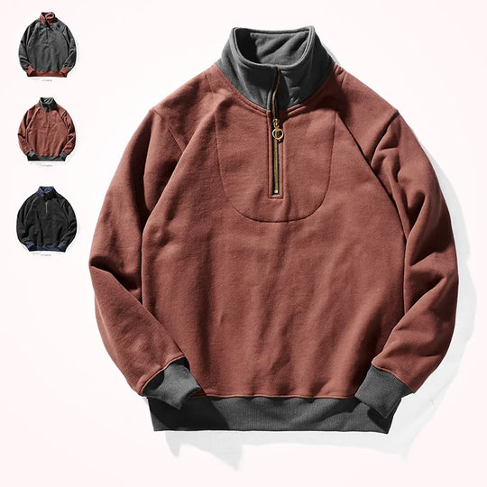 Autumn and Winter American Style Hoodies Men's Fashion Turtleneck