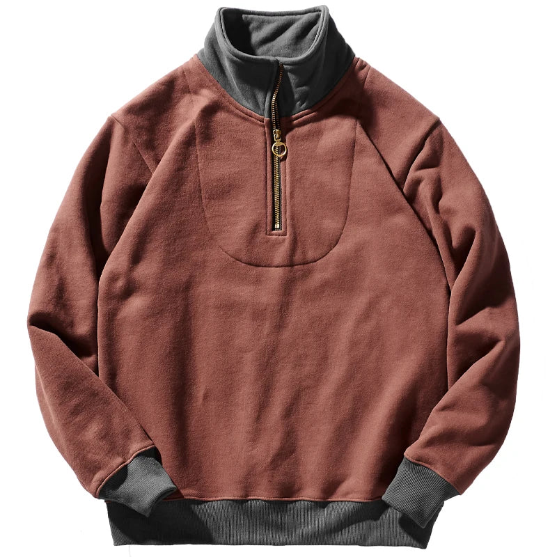 Autumn and Winter American Style Hoodies Men's Fashion Turtleneck