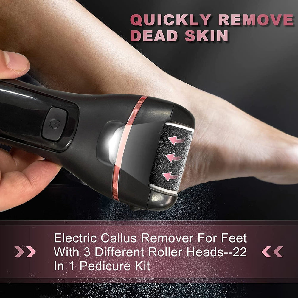 Rechargeable Electric Foot File Callus Remover Machine Pedicure Device