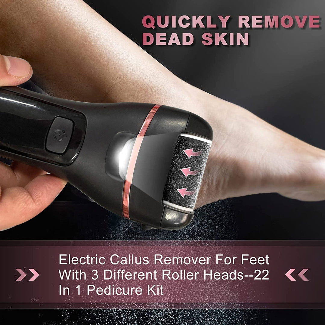 Rechargeable Electric Foot File Callus Remover Machine Pedicure Device