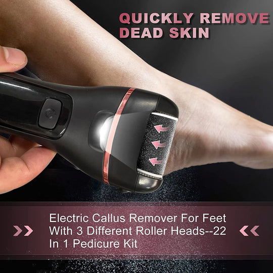 Rechargeable Electric Foot File Callus Remover Machine Pedicure Device