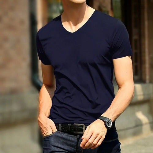 2023 Men's T-shirt Japan Short Sleeve Male Ice Silk Trackless T-shirt