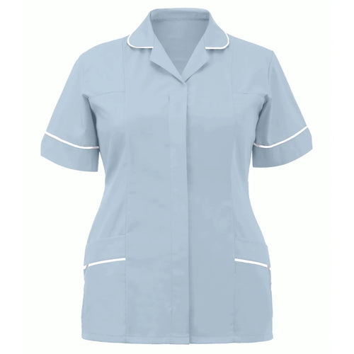 Women Nurses Tunic Uniform Clinic Carer Lapel Protective Clothing Tops